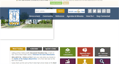 Desktop Screenshot of cityofnovi.org