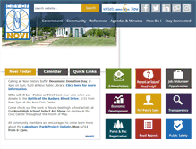 Tablet Screenshot of cityofnovi.org